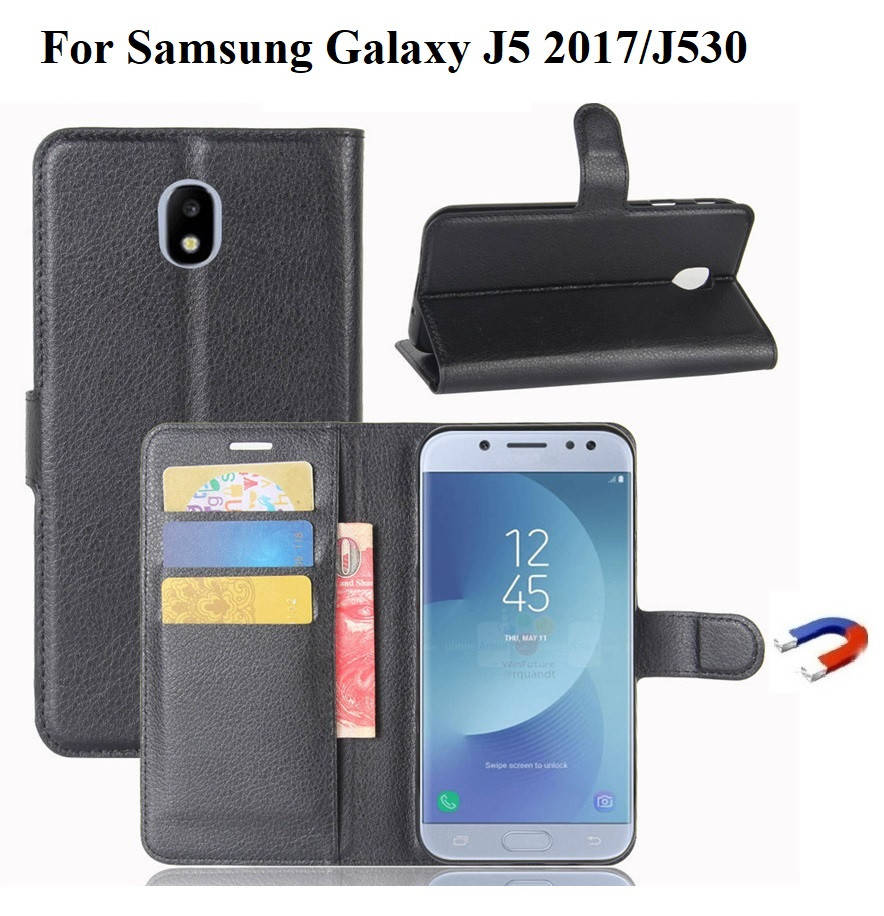 

Чехол книжка Wallet для Samsung Galaxy J5 2017/J530, Черный