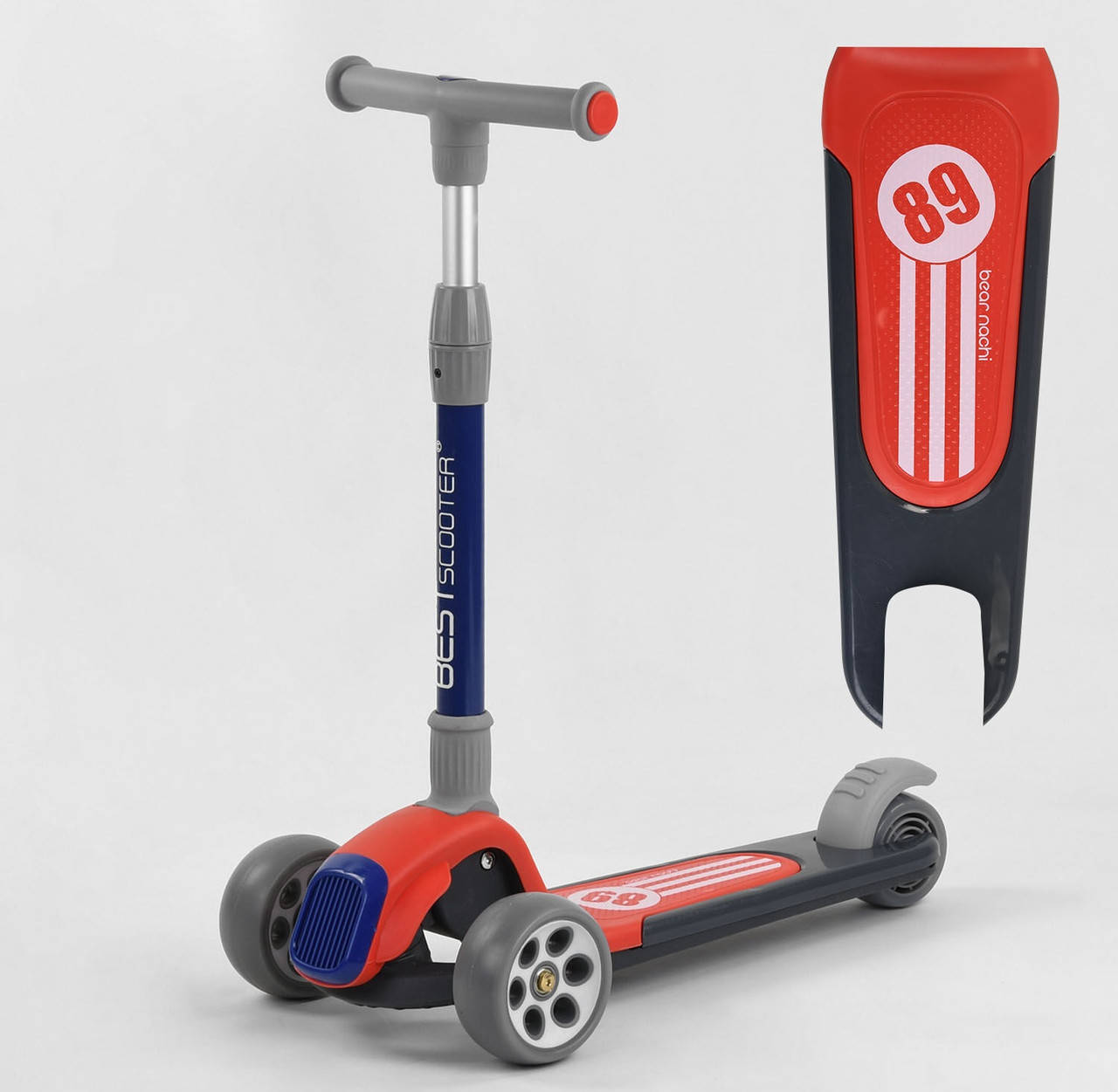 

Самокат трехколесный RS-9119 Best Scooter, КРАСНЫЙ 02026