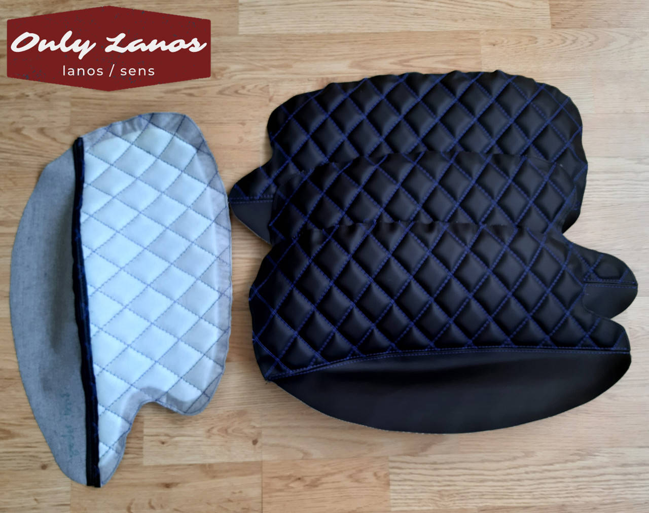 

Обшивки вставок карт Ланос / Сенс (Синяя строчка Стеганые)