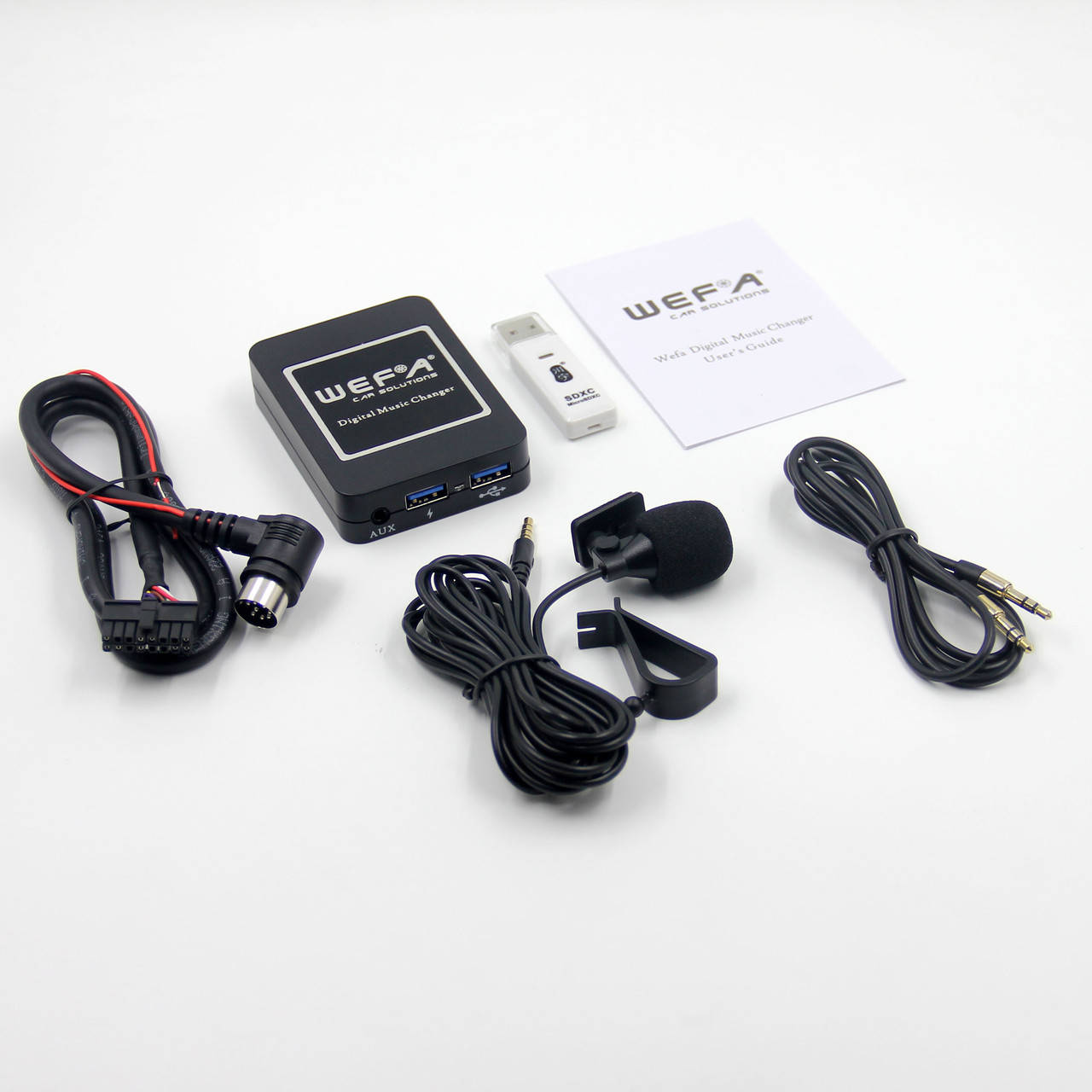 

Эмулятор сд чейнджера Wefa WF-606 Bluetooth/MP3/USB/AUX для штатной магнитолы Volvo с HU--