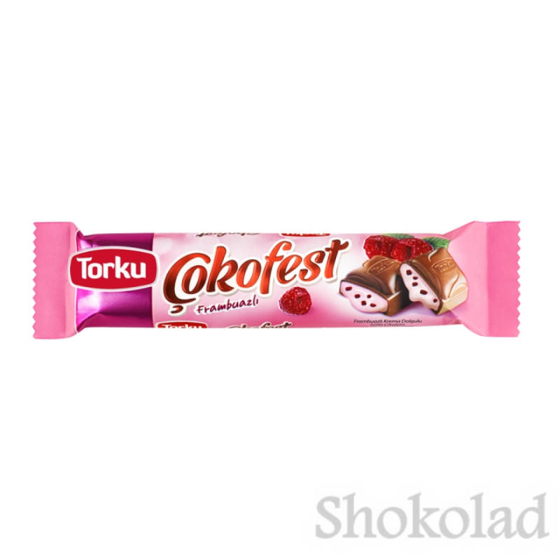 

Батончик- Torku "Cokofest" с малиновой начинкой