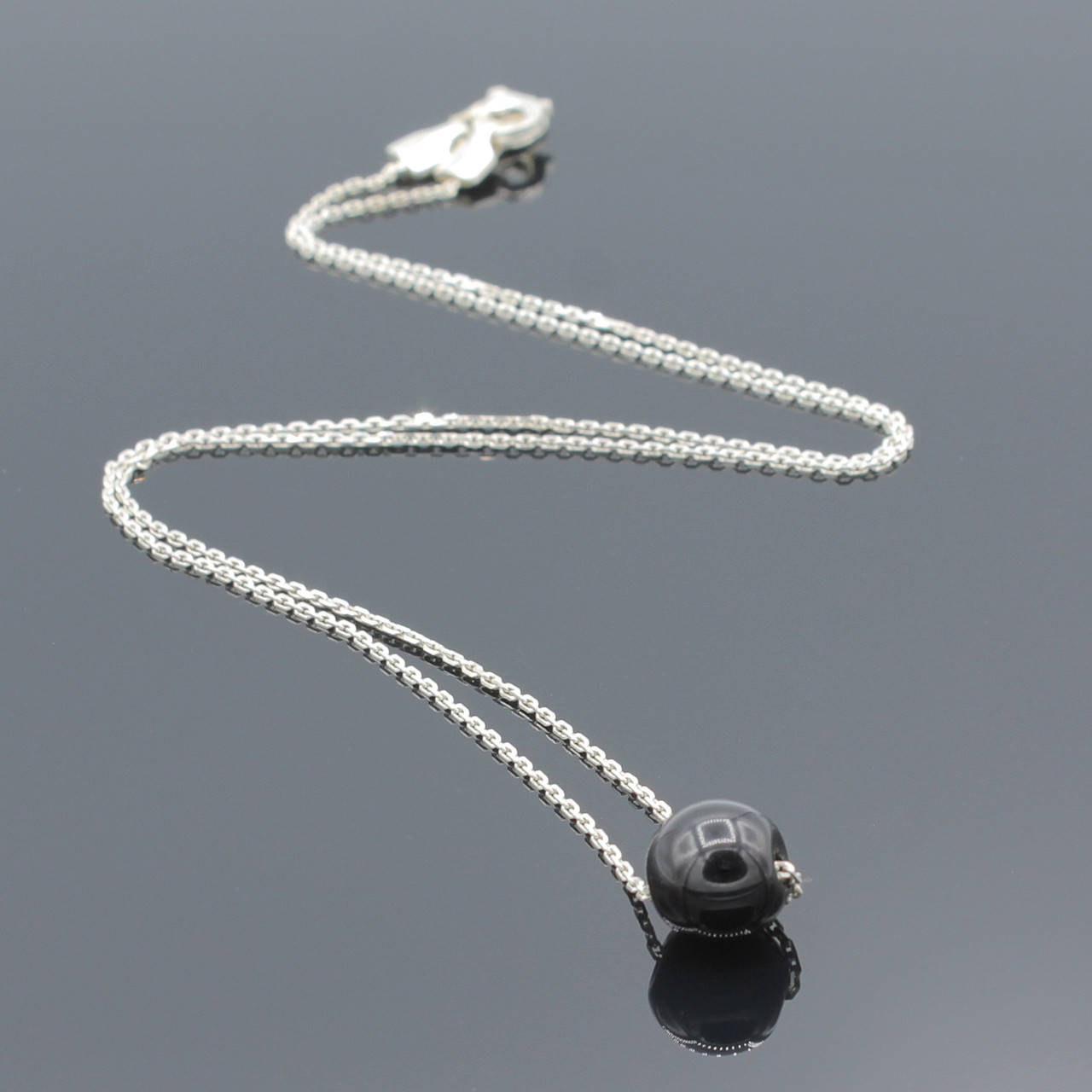 

Серебряное колье Агат
