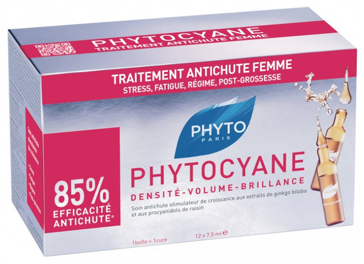 

Ампулы против выпадения волос Phyto Phytocyane Anti-Hair
