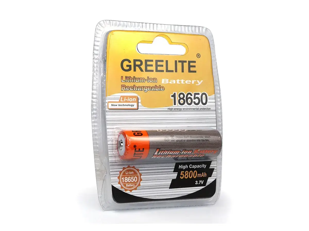 

Аккумулятор 18650 5800мАч 3,7В Li-Ion Greelite FST-02 400шт 8155