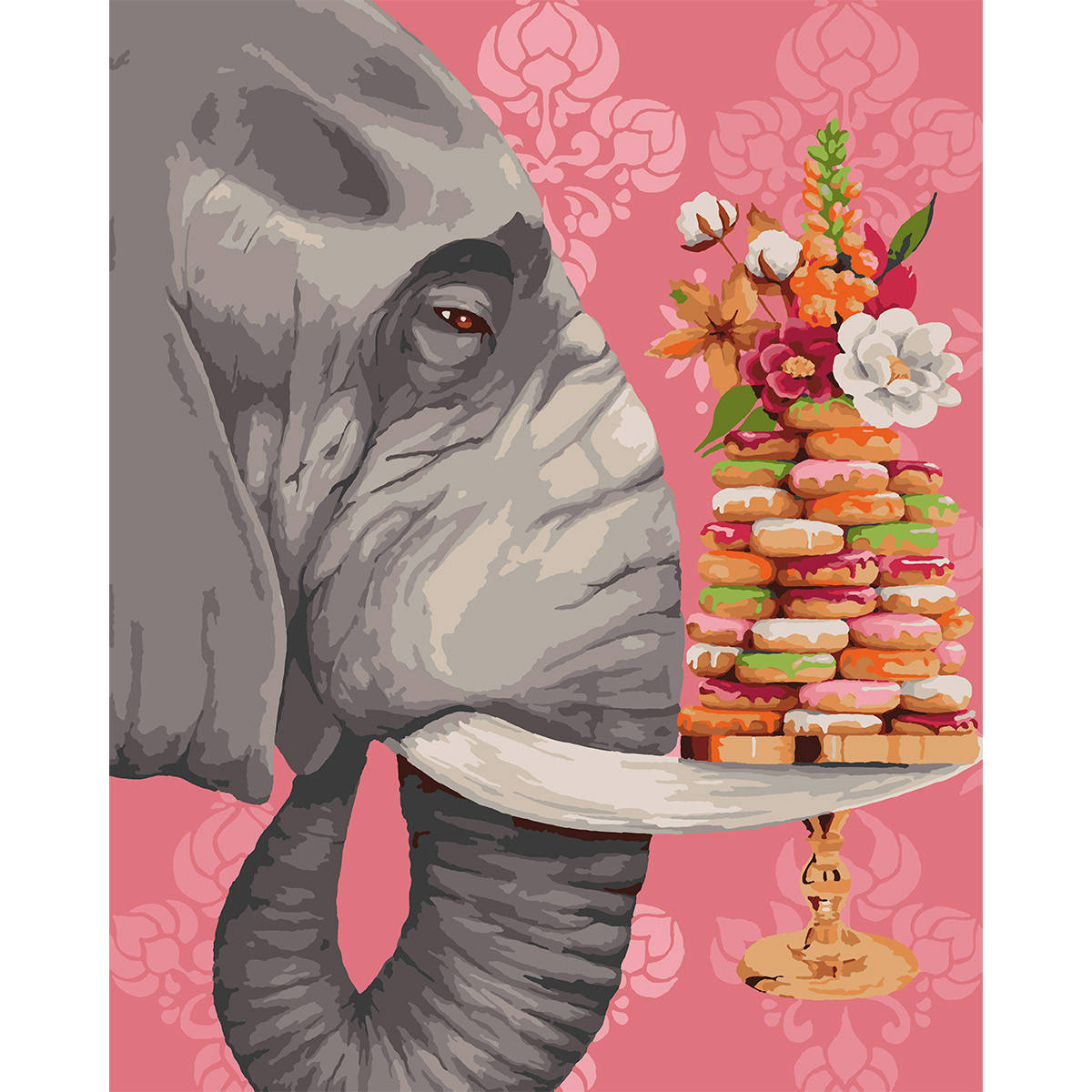 

Набор картина по номерам Большой сладкоежка 40*50 см. SANTI (954002)