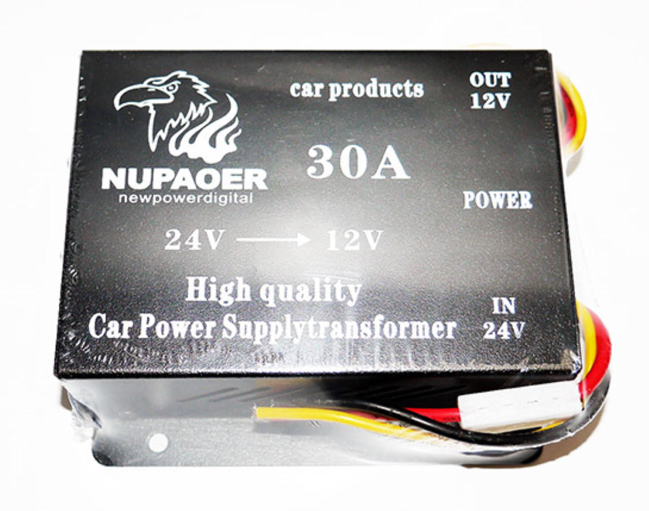 

Автомобильный преобразователь напряжения 24В в 12В 30А инвертор для грузовиков и фур