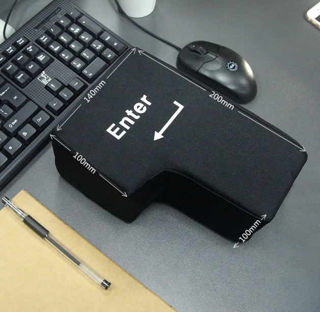 

Подушка - антистресс кнопка Enter клавиша USB