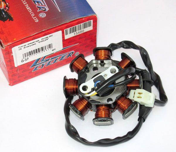 

Статор генератора Honda ZX AF-34/35, LEAD AF-48 (8 катушек) "LIPAI"