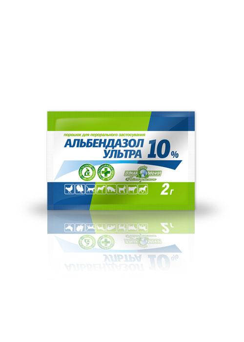 

Альбендазол ультра 10% порошок 2 г O.L.KAR.