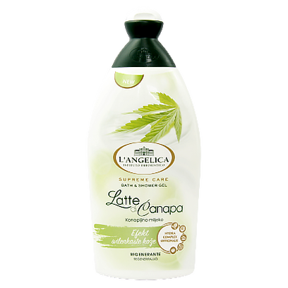 

Гель для душу та ванни Ланджеліка молоко коноплі L`Angelica officinalis latte canapa 500ml 12шт/ящ (Код :