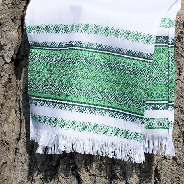 

Рушник на свадьбу тканый 70 см