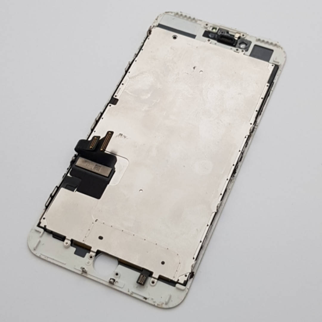 

С дефектом. Дисплей Apple iPhone 7 Plus модуль белый Сервисный оригинал с разборки (царапины)