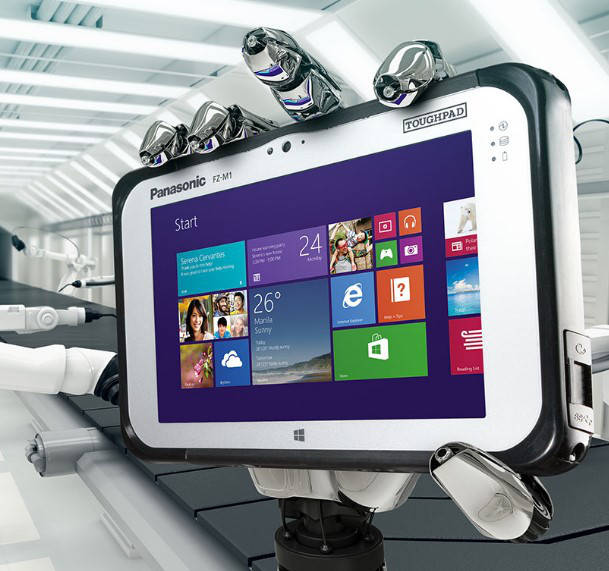 

Защищенный планшет Panasonic Toughpad Fz-m1 mk1 3G, 4G, LTE 2D Barcode Reader, Серый