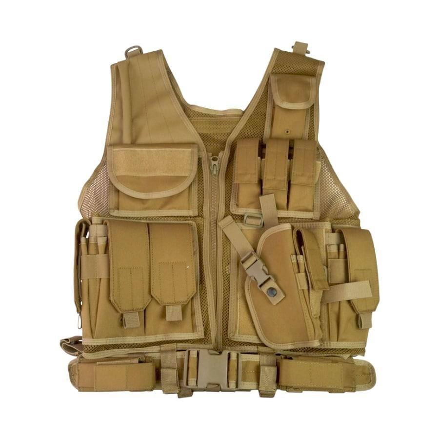 

Разгрузка военная Kombat UK Cross Draw Tactical Vest (Койот)