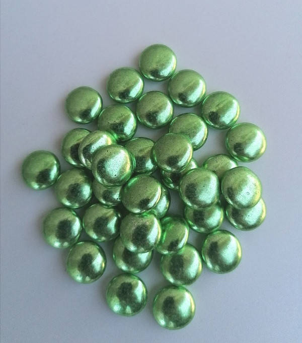 

Шоколадное конфетти зеленое 15мм, Зелёный