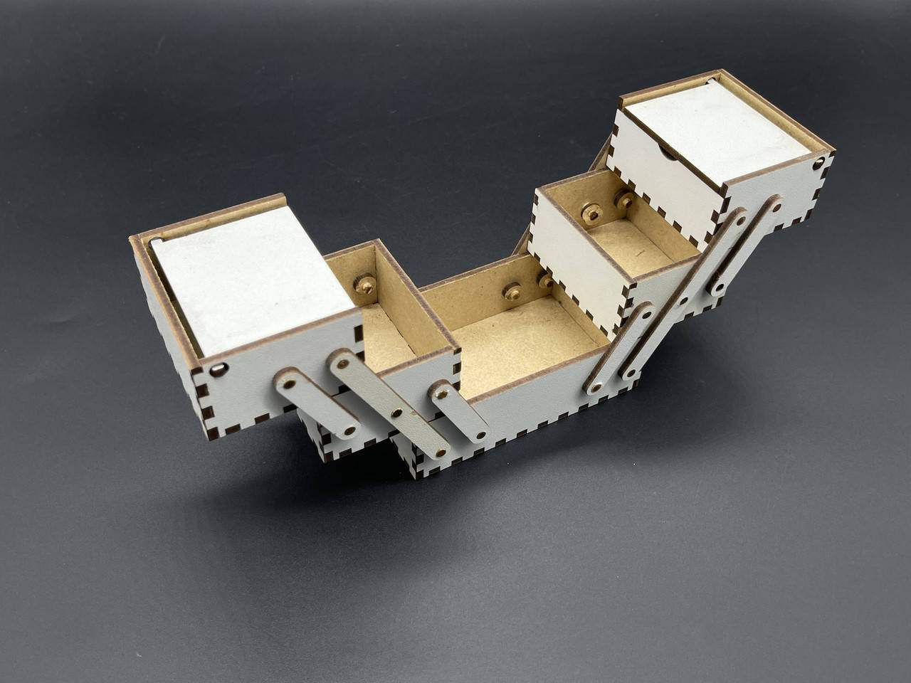 

Шкатулка-органайзер для декупажа. 30х12х6см