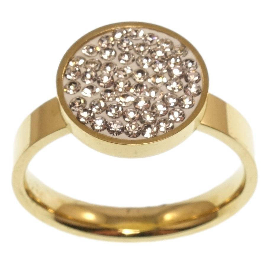 

Кольцо Xuping JEAN GOUJON Позолота 14K "Круг с россыпью циркония, ø 12мм" р.19.5