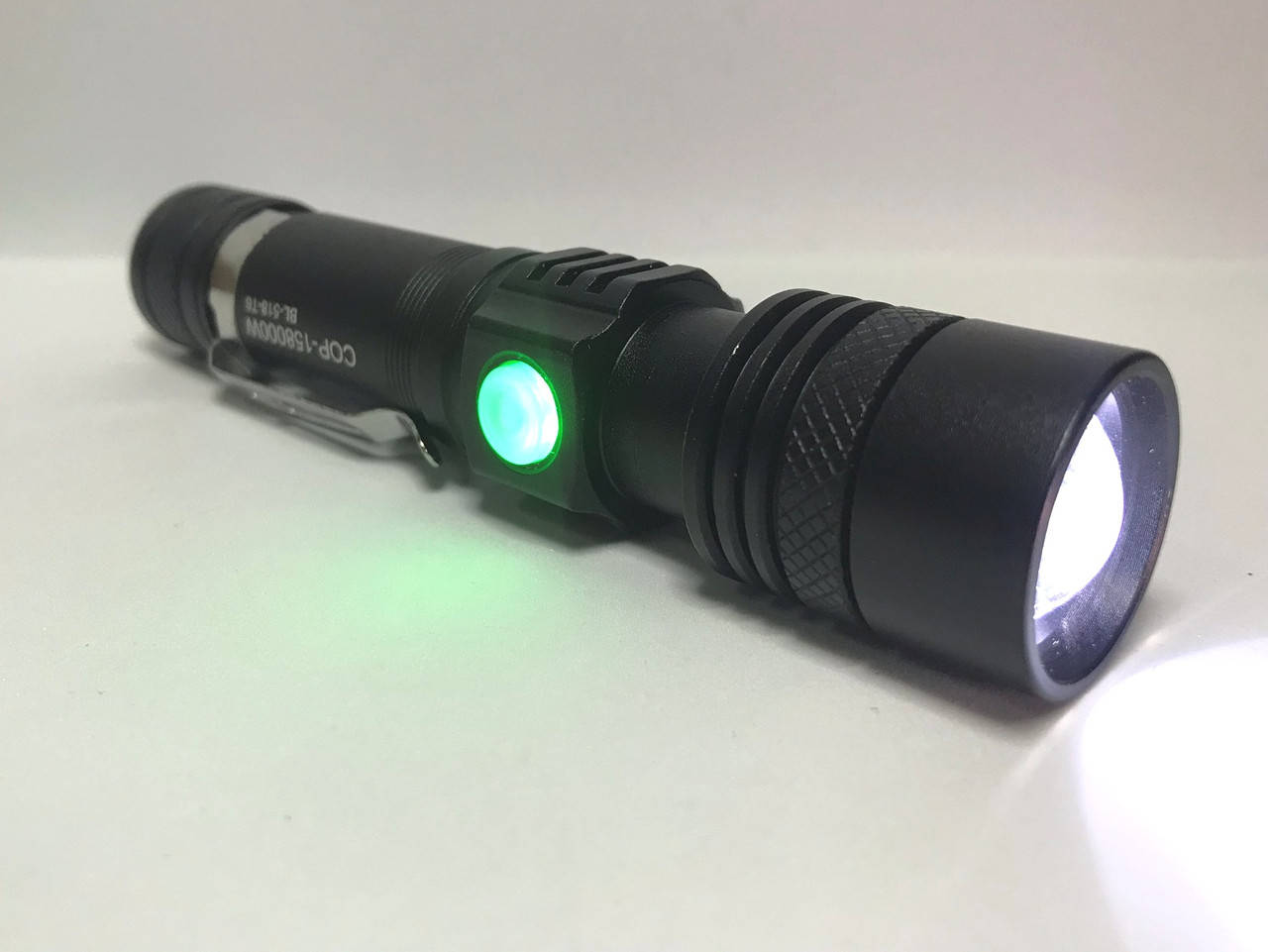 

Тактический фонарик Bailong BL 518 T6 50000W Pro фонарик 600 Lumen Черный