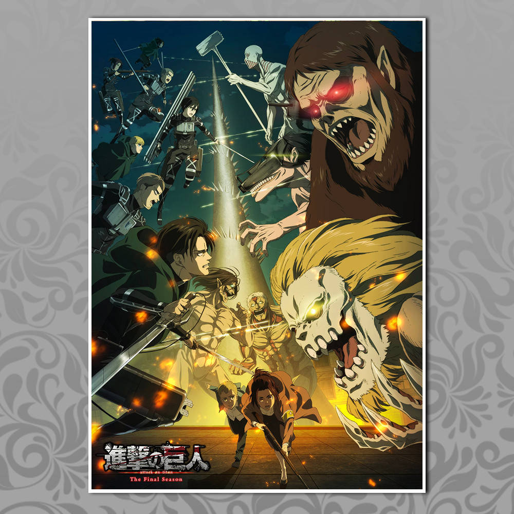 

Плакат Аниме Attack on Titan 077