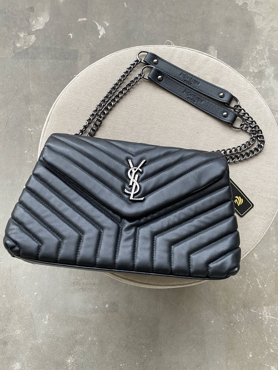

Сумка Женская Yves Saint Laurent Loulou Black Чёрного Цвета, Черный