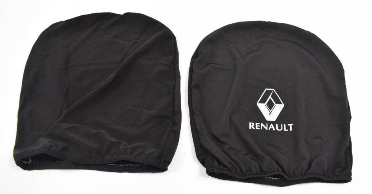 

Чехлы на подголовники Renault черные