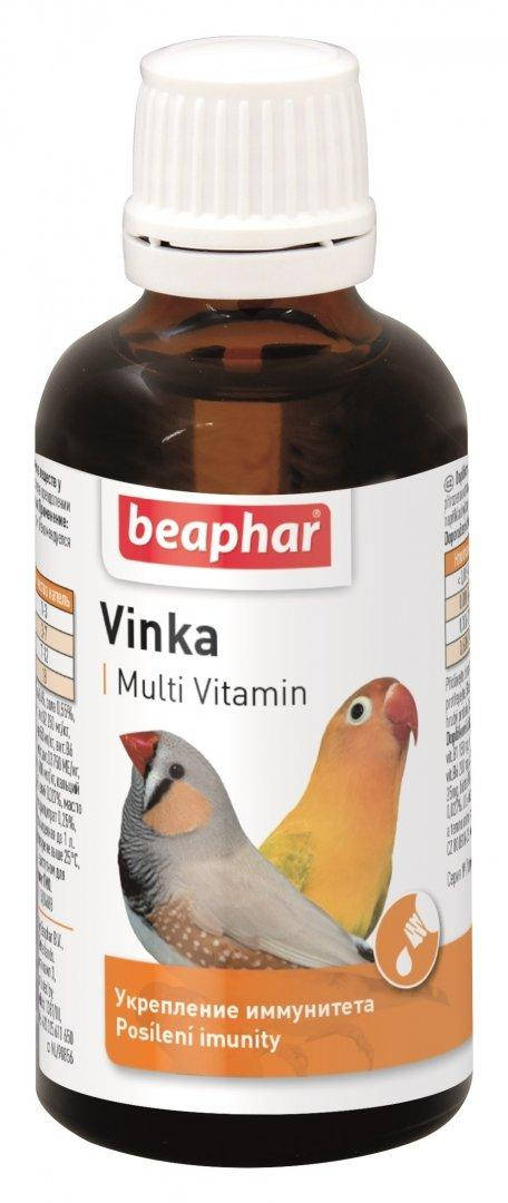 

Beaphar Vinka Кормовая витаминизированная добавка для декоративных птиц - 50 мл