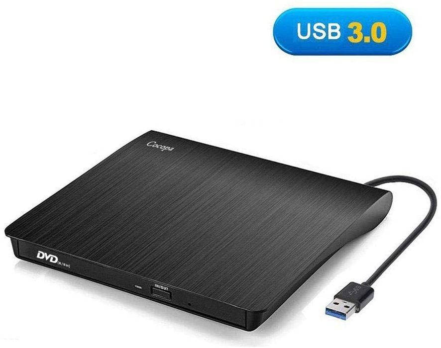 

Портативный внешний DVD-ROM, Черный
