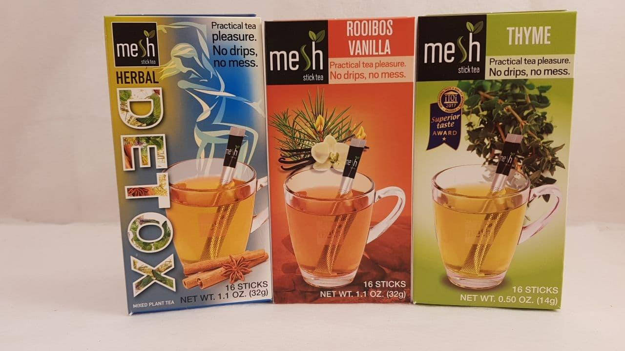 

Упаковка чая в стиках Меш Mesh stics Detox, Ройбуш с ванилью и тимьяном 48шт