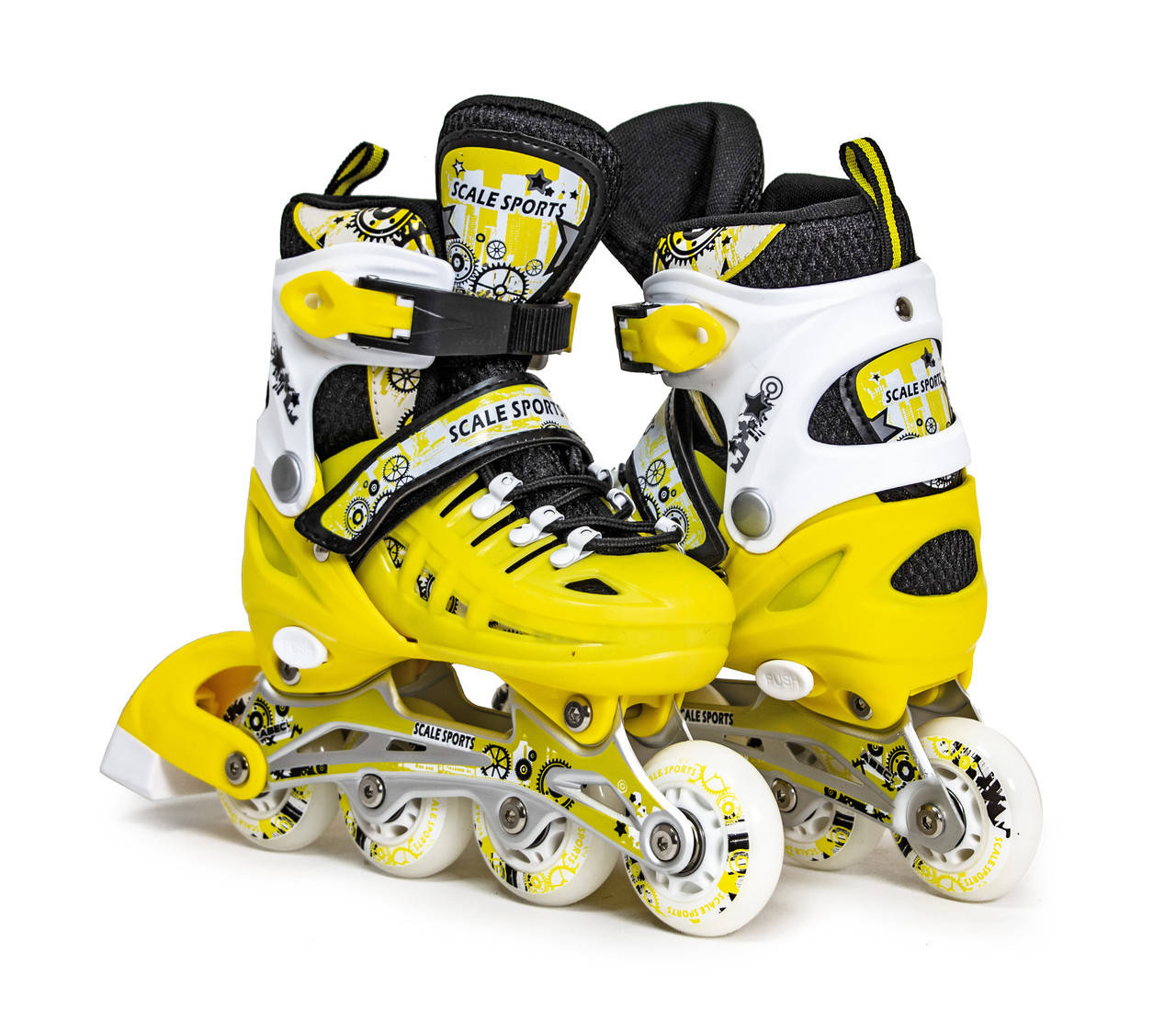 

Ролики Scale Sports. Yellow LF 905, размер 38-41., Желтый