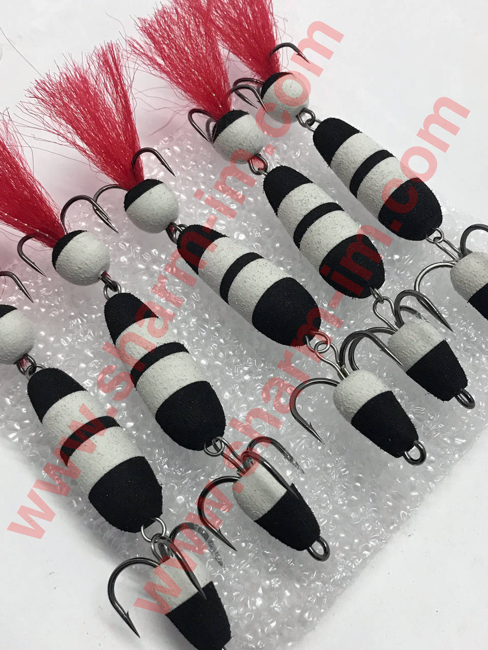 

Приманка на судака - Мандула гладкая 90 мм (col. Черно-белая)