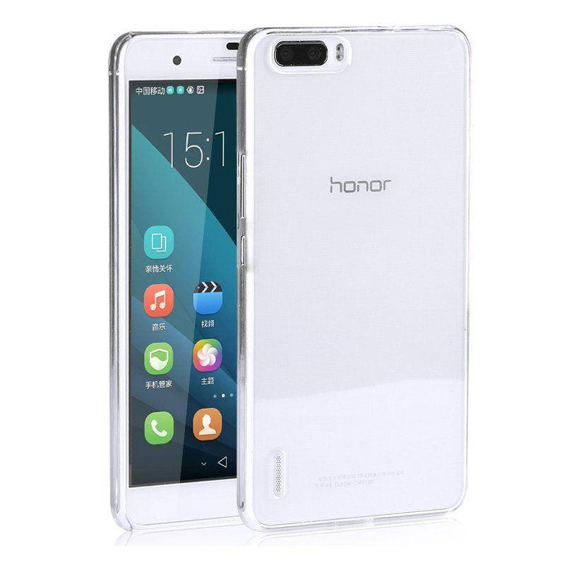 

Чехол накладка TPU для Huawei Honor 6 Plus Прозрачный / бесцветный