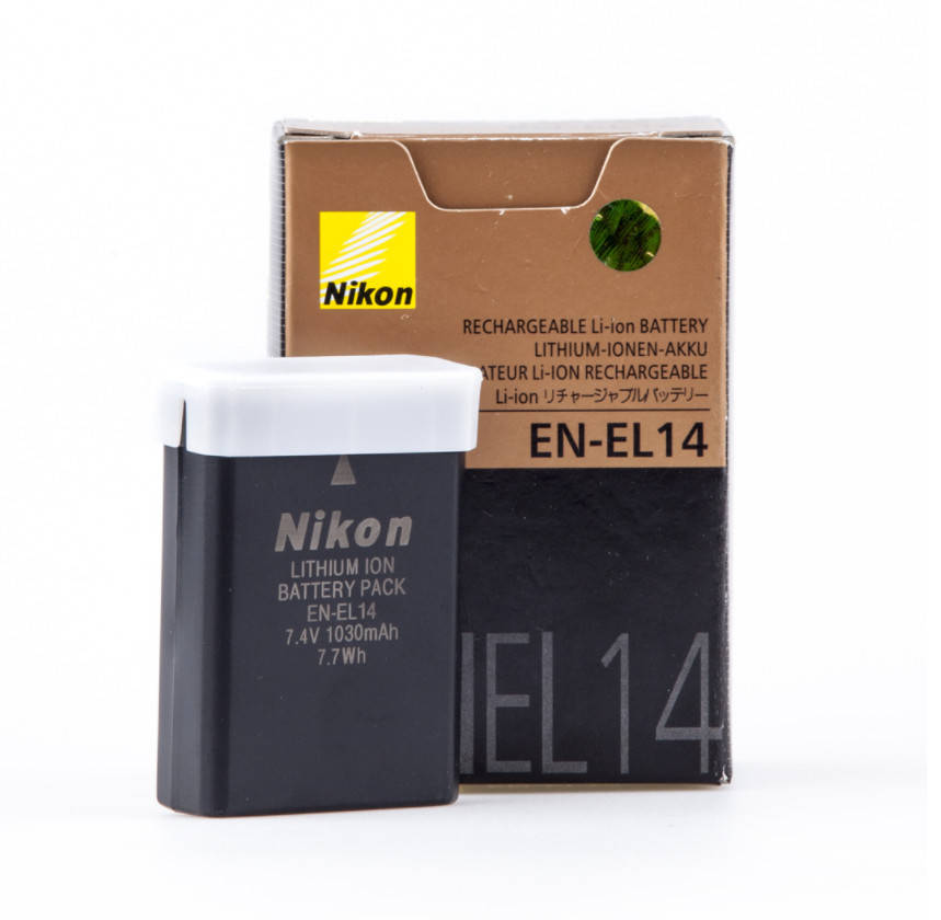

Аккумулятор Nikon EN-EL14 Original (D3100 D3200 D3300 D5100 D5200 D5300)