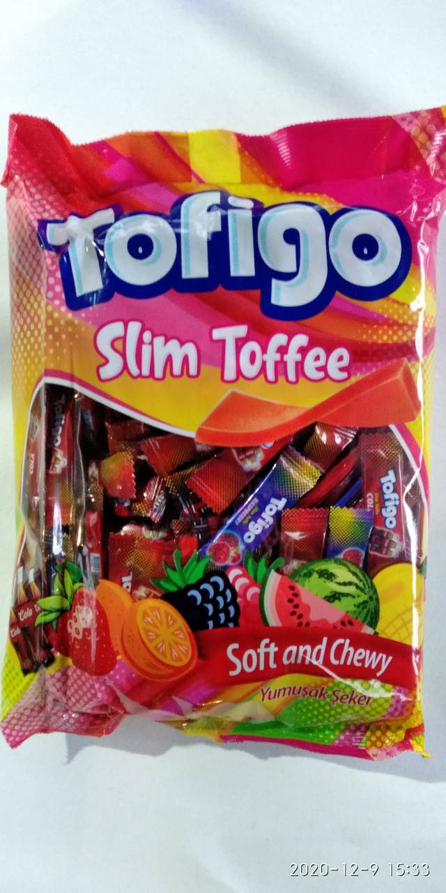 

Жевательная конфета Tofigo slim Toffee 1кг.