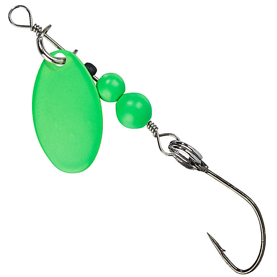 

Блесна-вертушка Balzer UV Micro Spinner green 3.5cm. 1гр., Зелёный
