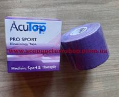 

Кинезио тейп AcuTop Pro Sport 5 см x 5 м, цвет - фиолетовый