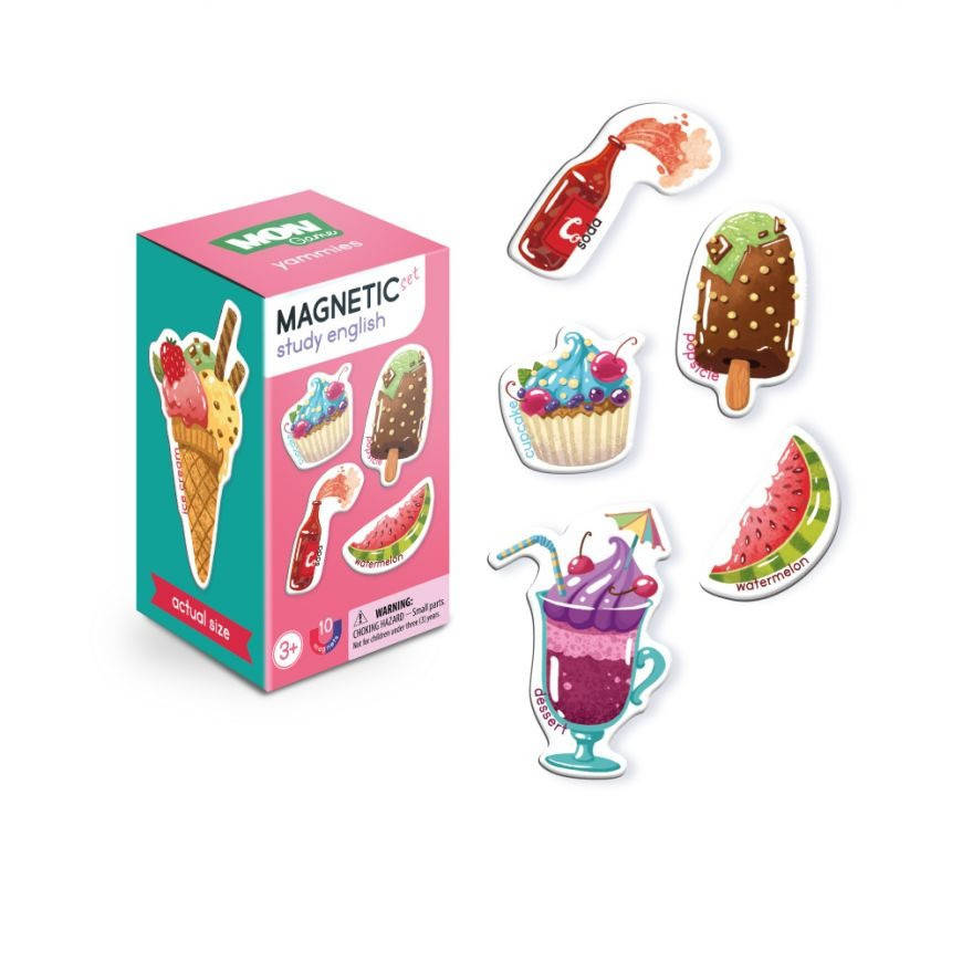 

Детский набор магнитов "Магнитные вкусности" 200202 от LamaToys, Разные цвета