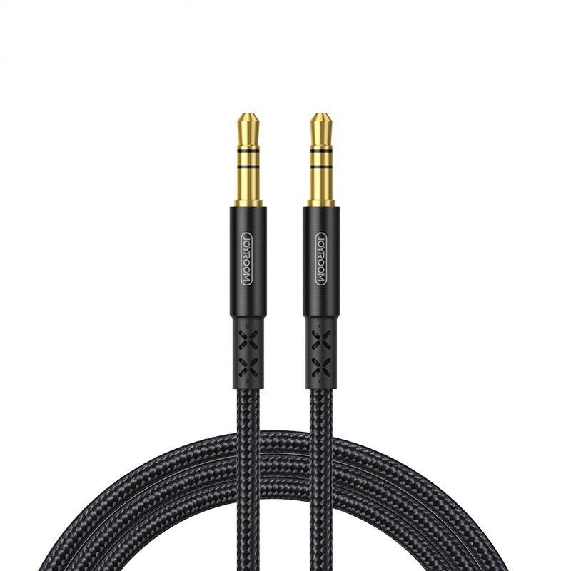

Кабель AUX Joyroom Jack 3.5 - Jack 3.5 car stereo audio cable аукс аудио шнур 2м (SY-20A1), Черный