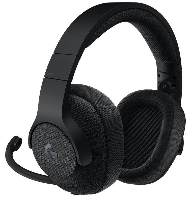 

Компьютерная гарнитура Logitech G433 7.1 Black (981-000668), Черный