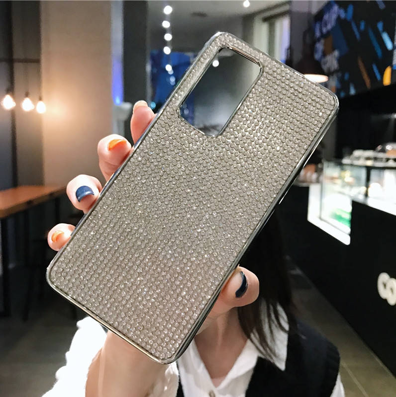 

Силиконовый чехол с камнями для Samsung Galaxy S20 Fe (G780F), Серебристый