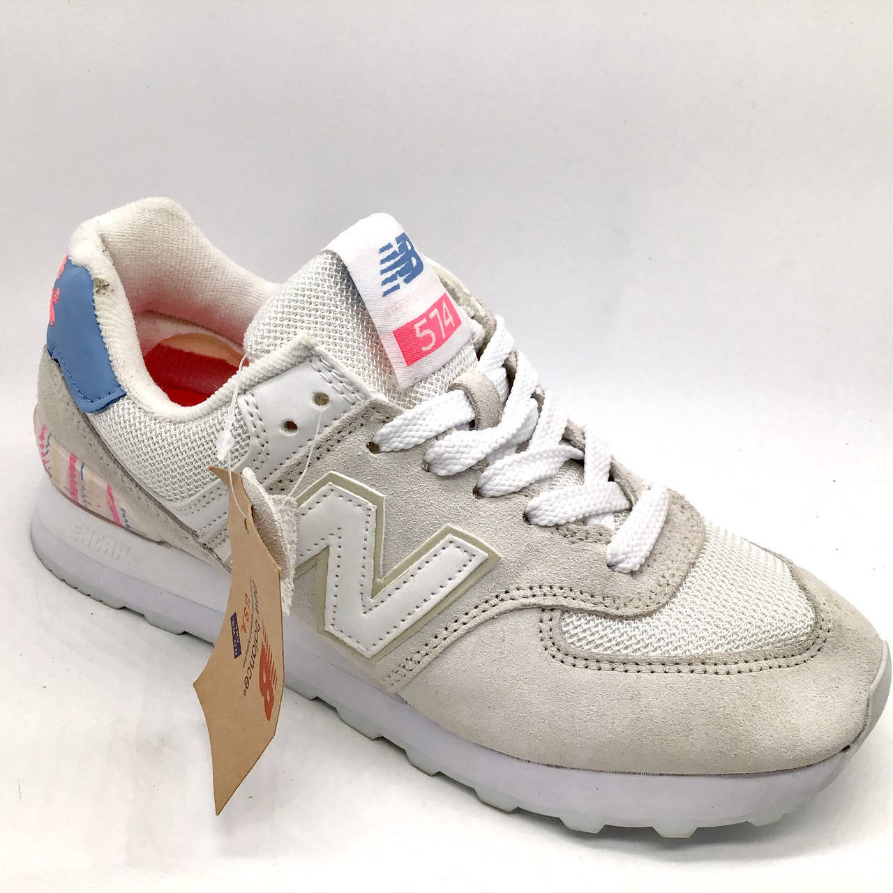 

Кроссовки женские NEW BALANCE белого цвета 39, Белый