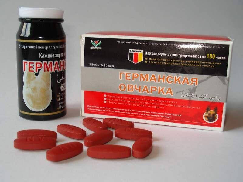 

Таблетки для потенции Германская овчарка (10 таблеток)