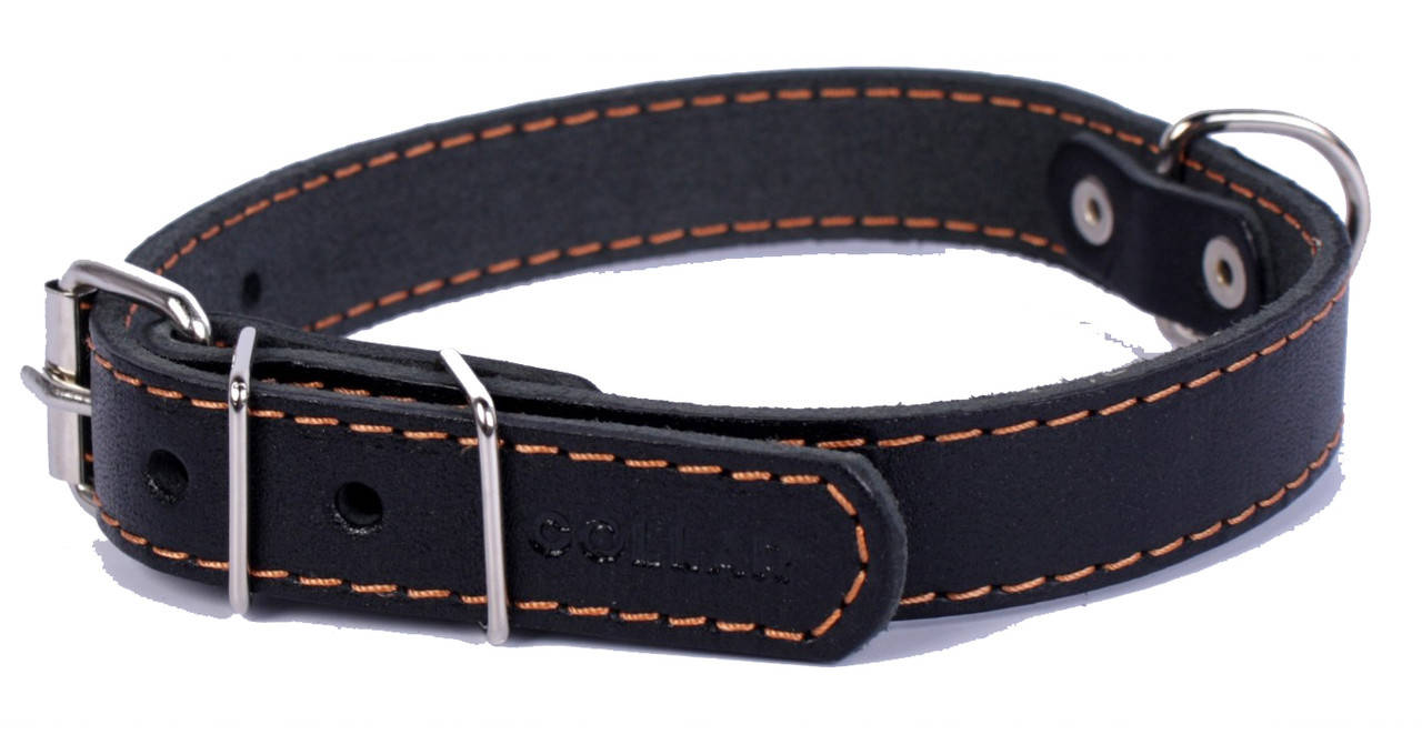 

Ошейник Collar черный 24-32 см , 12 мм