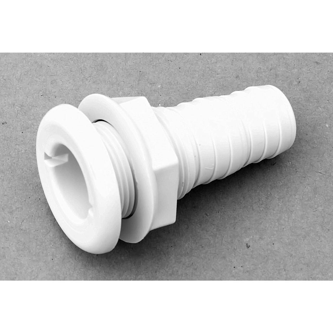 

Штуцер сливной, белый пластик 5/8″ (16мм) С11850