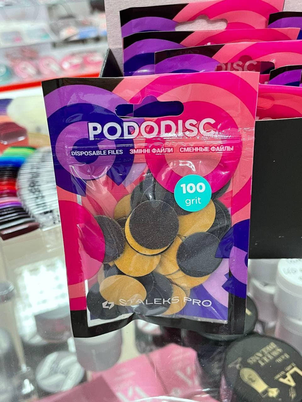 

Сменные файлы для педикюрного диска 100 грит STALEKS PRO PODODISC L 50