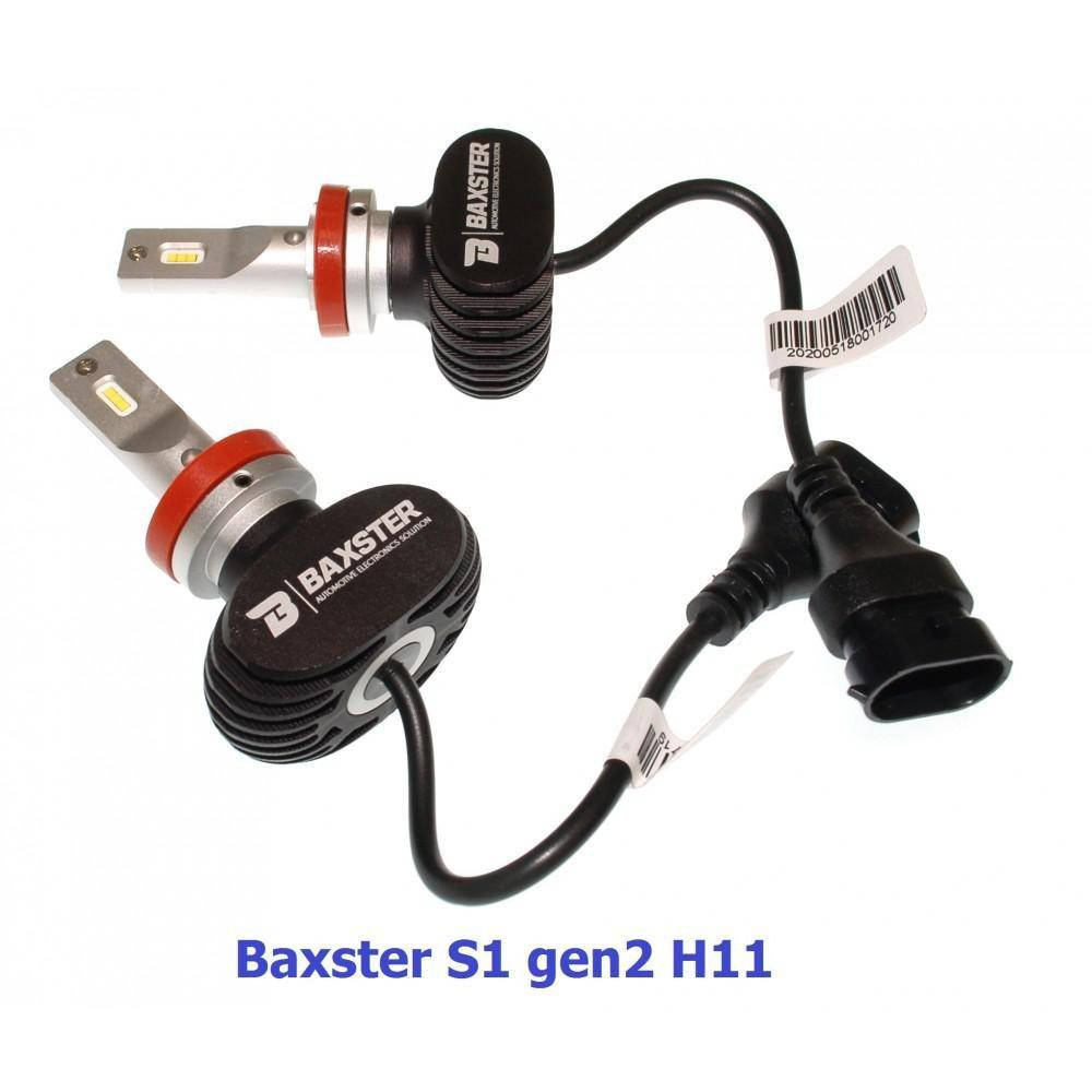 

Светодиодные Led Лампы Baxster S1 gen2 H11 6000K