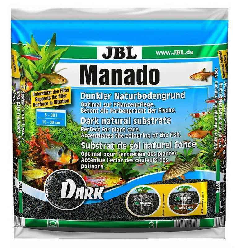

JBL Manado Dark 3 л - Тёмный натуральный субстрат для аквариумов