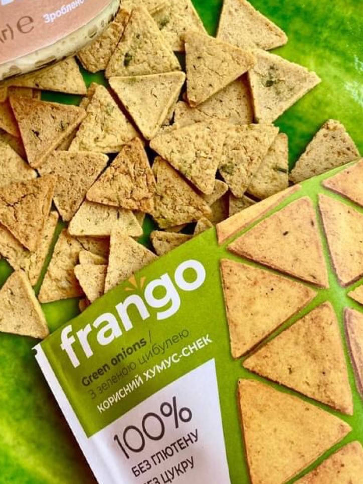 

Хумус снек зелёный лук 40г Frango