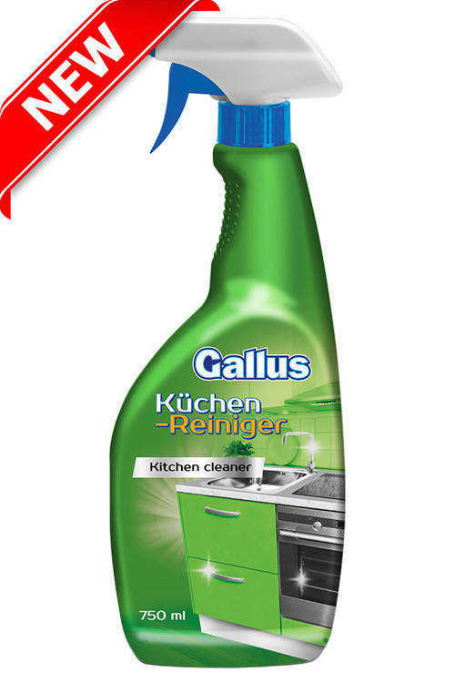 

Средство (спрей) для чистки кухни Gallus Kuchen-Reiniger 750 мл