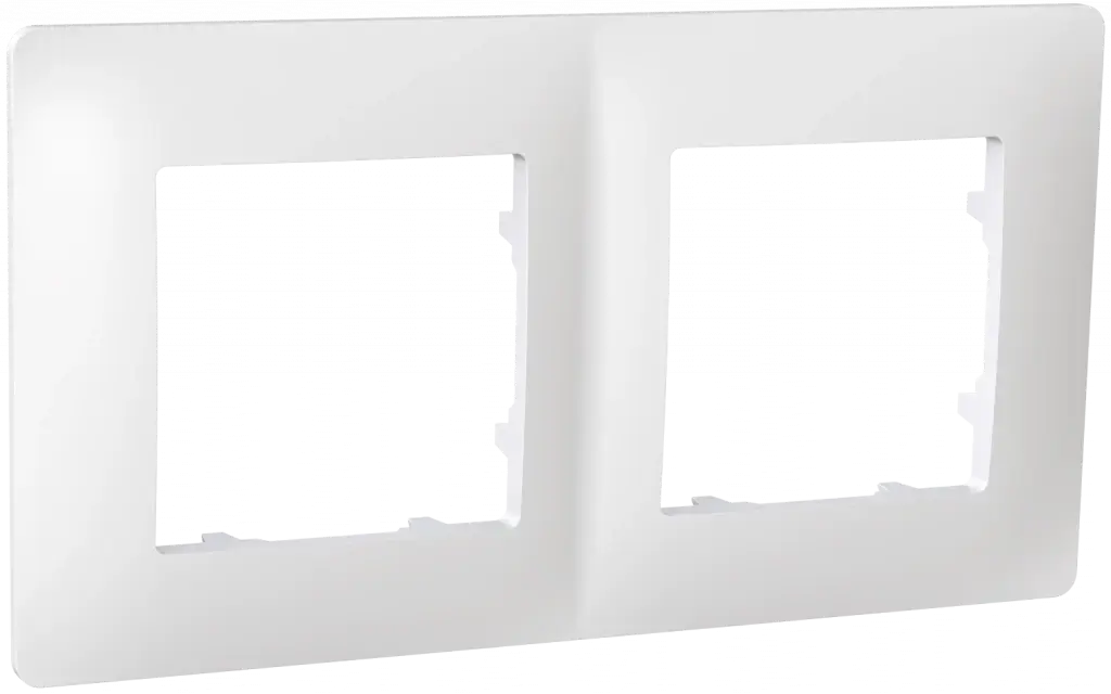 

Рамка Plank CLASSIC 2 поста белая PLK1020031