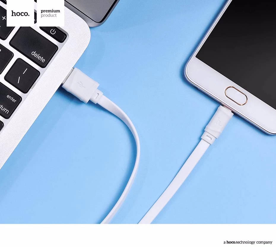 

USB кабель Hoco X5 Bamboo (6 цветов) белый